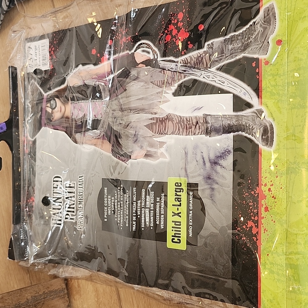 Haunted pirate costume, girls xl - Picture 2 of 14